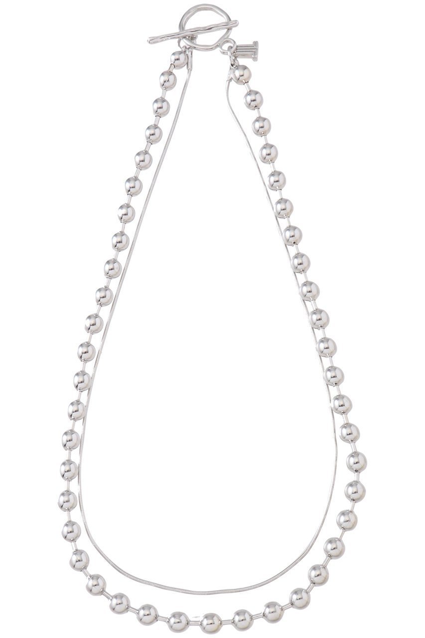 【ランバン オン ブルー/LANVIN en Bleu】のボールチェーンネックレス 人気、トレンドファッション・服の通販 founy(ファニー) 　ファッション　Fashion　レディースファッション　Fashion for Women　ジュエリー　Jewelry　ネックレス　Necklaces & Pendants　クール　Cool, Chic　シルバー　Silver, Metallic Silver　シンプル　Simple, Minimal　チェーン　Chain, Chain Strap　ネックレス　Necklace, Pendant Necklace　エレガント 上品　Elegant　other-3|ID: prp329100004604798 ipo3291000000035904185