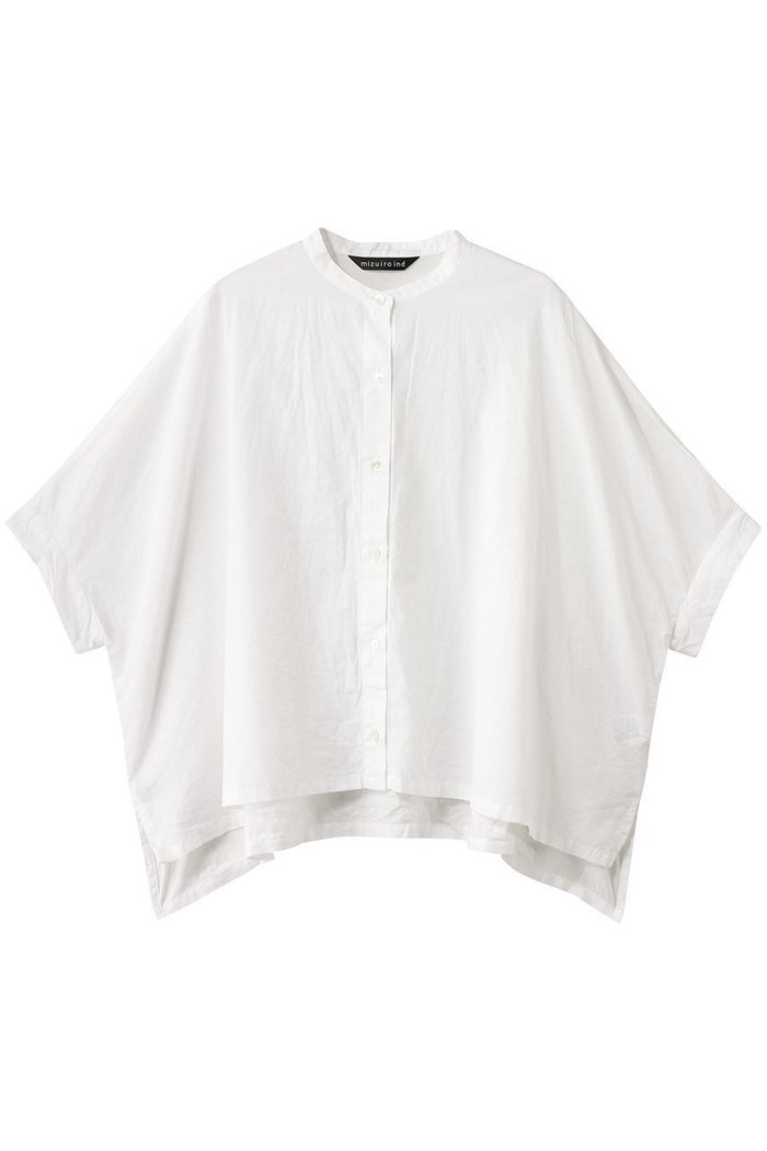 【ミズイロ インド/mizuiro ind】のlinen blend stand collar wide shirt シャツ インテリア・キッズ・メンズ・レディースファッション・服の通販 founy(ファニー) https://founy.com/ ファッション Fashion レディースファッション Fashion for Women トップス・カットソー Cut & Sew Tops シャツ・ブラウス・オフィスカジュアル Elegant Blouses & Button-Ups シアー Sheer, See-Through ショート Short, Short Length シンプル Simple, Minimal スリーブ Sleeve, Long Sleeve / Short Sleeve ポンチョ Poncho, Cape Style リネン Linen, Linen Fabric 夏 Summer |ID: prp329100004604802 ipo3291000000036391772