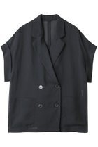 【アナイ/ANAYI】のオーガンフレンチスリーブジャケット ネイビー|ID:prp329100004604813