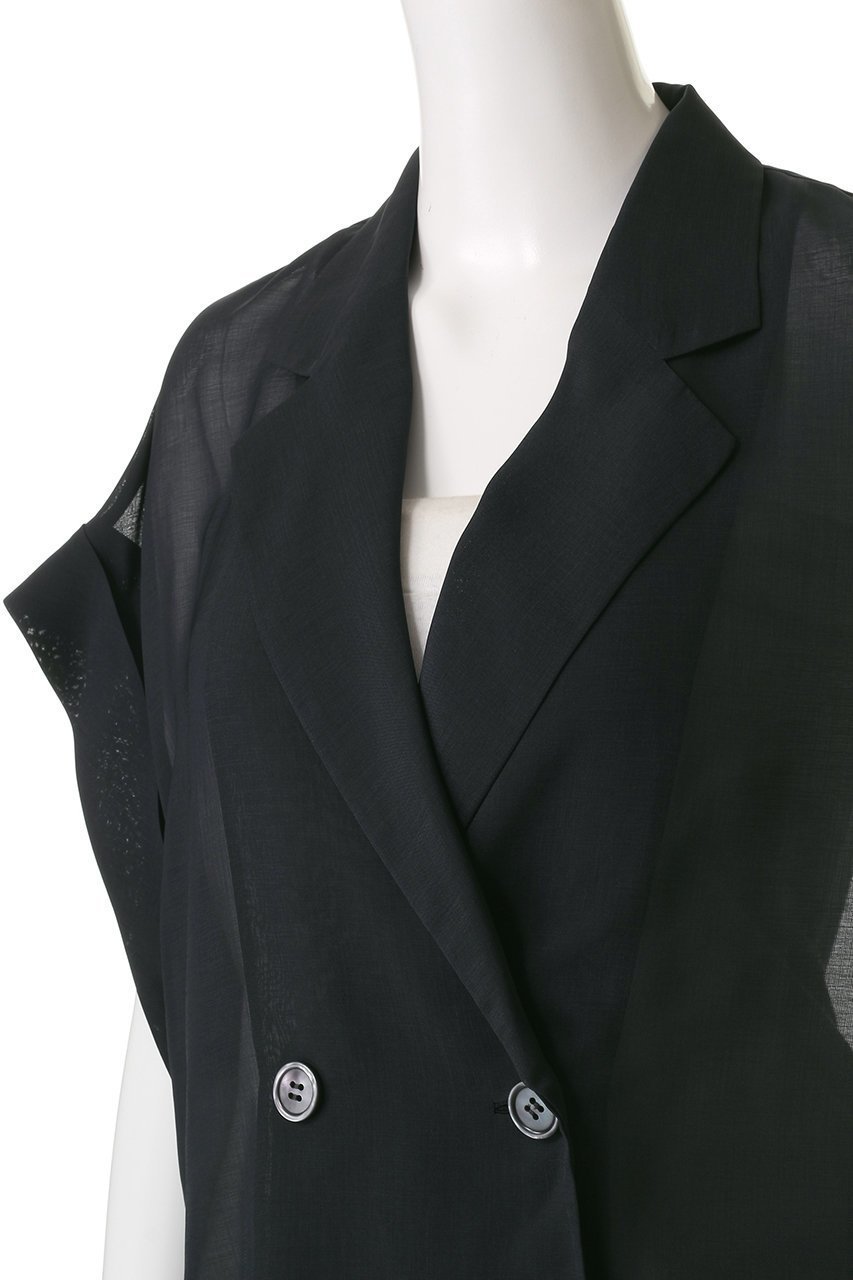 【アナイ/ANAYI】のオーガンフレンチスリーブジャケット 人気、トレンドファッション・服の通販 founy(ファニー) 　ファッション　Fashion　レディースファッション　Fashion for Women　アウター　Coat / Outerwear Collection　レディースジャケット・軽アウター　Jackets　オーガンジー　Organza Fabric　シアー　Sheer, See-Through　ジャケット　Jacket, Outerwear　夏　Summer　other-5|ID: prp329100004604813 ipo3291000000036003648