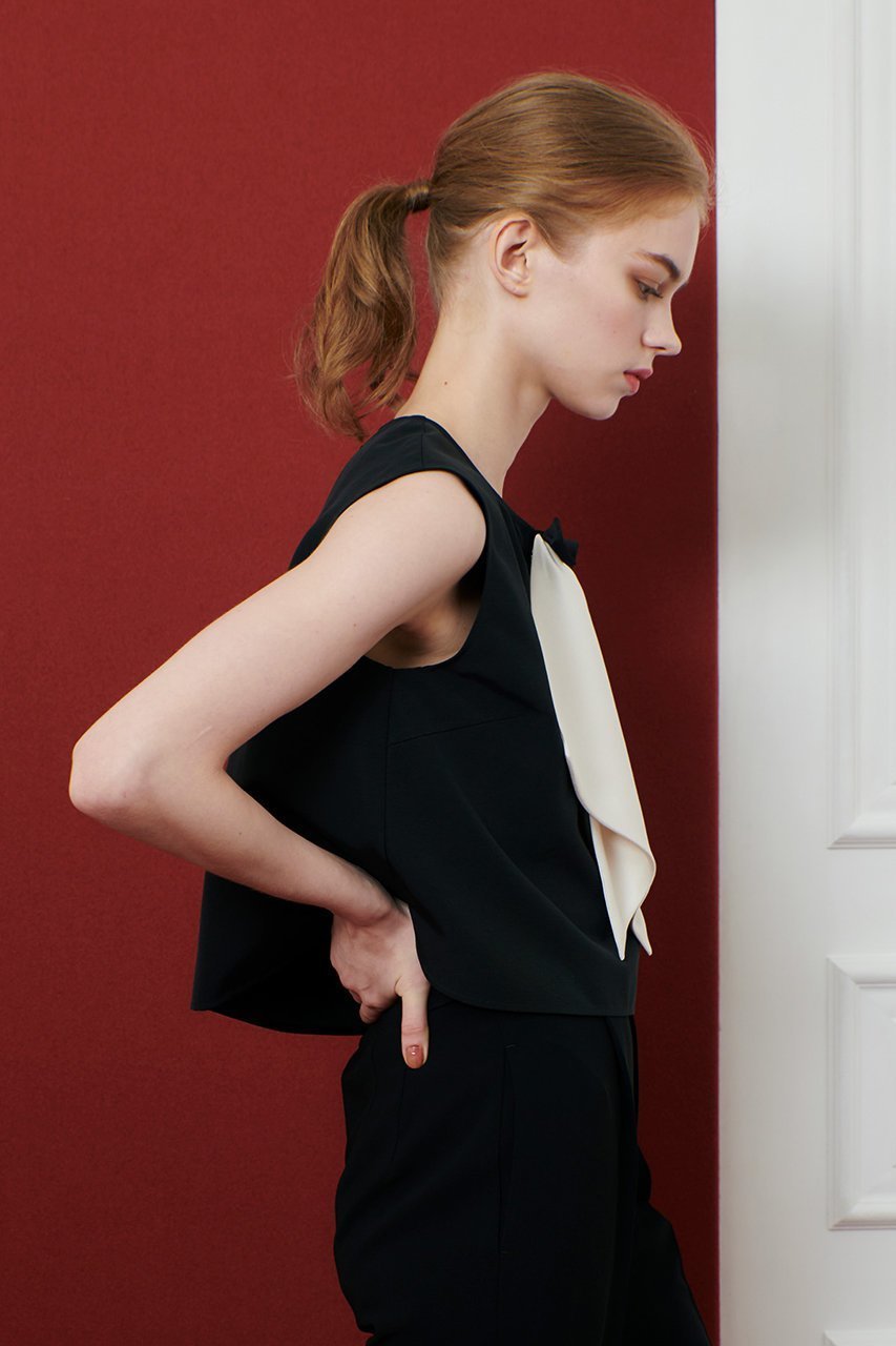 【アルアバイル/allureville】の【Loulou Willoughby】サテンリボンブラウス 人気、トレンドファッション・服の通販 founy(ファニー) 　ファッション　Fashion　レディースファッション　Fashion for Women　トップス・カットソー　Cut & Sew Tops　キャミソール&ノースリーブ　Camisoles & Sleeveless Tops　シャツ・ブラウス・オフィスカジュアル　Elegant Blouses & Button-Ups　2025年　2025　2025-2026秋冬・A/W　Autumn/Winter 2025–26 AW25–26　コンパクト　Compact, Small Size　サテン　Satin, Glossy Fabric　シンプル　Simple, Minimal　スカーフ　Scarf, Neckwear　ノースリーブ　Sleeveless, No-Sleeve　ファブリック　Fabric, Textile　フォルム　Silhouette, Form　ボトム　Bottoms, Lower Wear　リボン　Ribbon, Bow　再入荷　Restock / Back in Stock　A/W・秋冬　Autumn/Winter　other-8|ID: prp329100004604814 ipo3291000000033124313