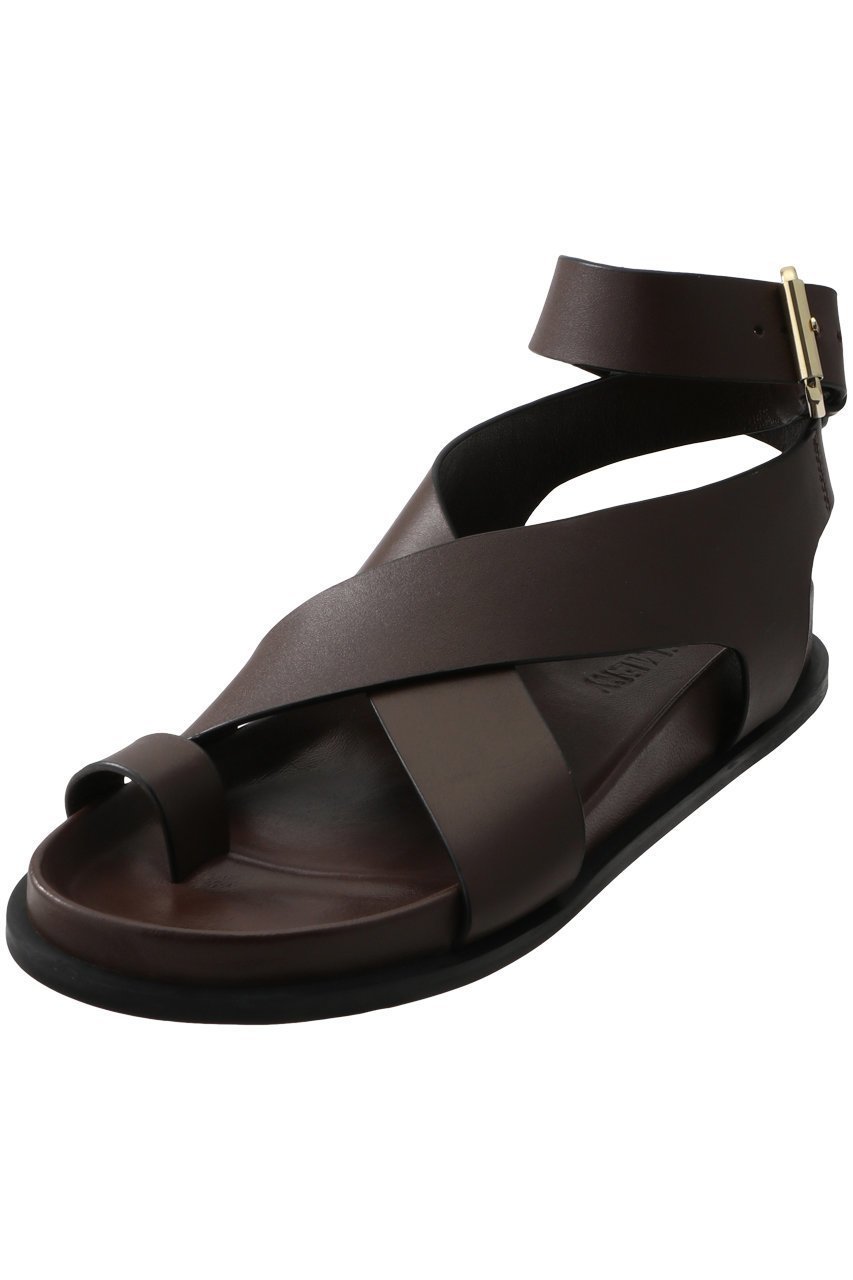 【エリオポール/heliopole】の【A.EMERY】 JALEN サンダル インテリア・キッズ・メンズ・レディースファッション・服の通販 founy(ファニー) 　ファッション　Fashion　レディースファッション　Fashion for Women　インソール　Shoe Insole　サンダル　Sandals, Summer Shoes　シンプル　Simple, Minimal　フラット　Flat, Flat Shoes　ブラウン|ID: prp329100004604837 ipo3291000000035060261