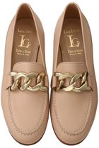 【ルカグロッシ/LucaGrossi】のアーモンドトゥチェーンローファー 人気、トレンドファッション・服の通販 founy(ファニー) ファッション Fashion レディースファッション Fashion for Women なめらか Smooth, Silky Texture シューズ Shoes, Footwear チェーン Chain, Chain Strap フィット Fit, Slim Fit フラット Flat, Flat Shoes エレガント 上品 Elegant thumbnail ピンクベージュ|ID: prp329100004604845 ipo3291000000032771090