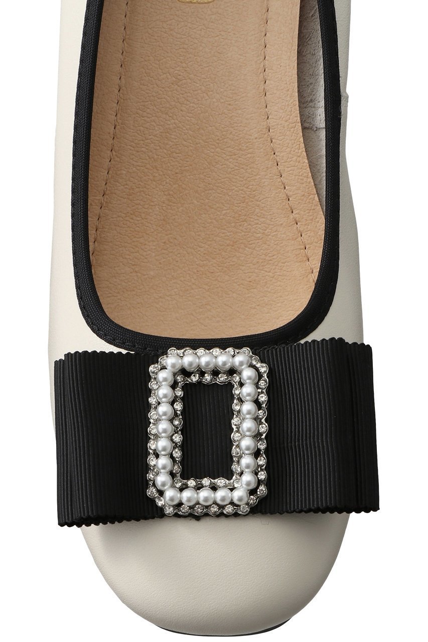 【スタッカート/STACCATO】のパールリボンウェッジソールパンプス 人気、トレンドファッション・服の通販 founy(ファニー) 　ファッション　Fashion　レディースファッション　Fashion for Women　インソール　Shoe Insole　ストーン　Stone, Gem-Like　ドッキング　Docking, Mixed Material　パール　Pearl, Pearl Accent　ライニング　Inner Lining, Inner Fabric, Lined　リラックス　Relax, Relaxed Fit　軽量　Lightweight, Ultra Light　other-4|ID: prp329100004604855 ipo3291000000034940734