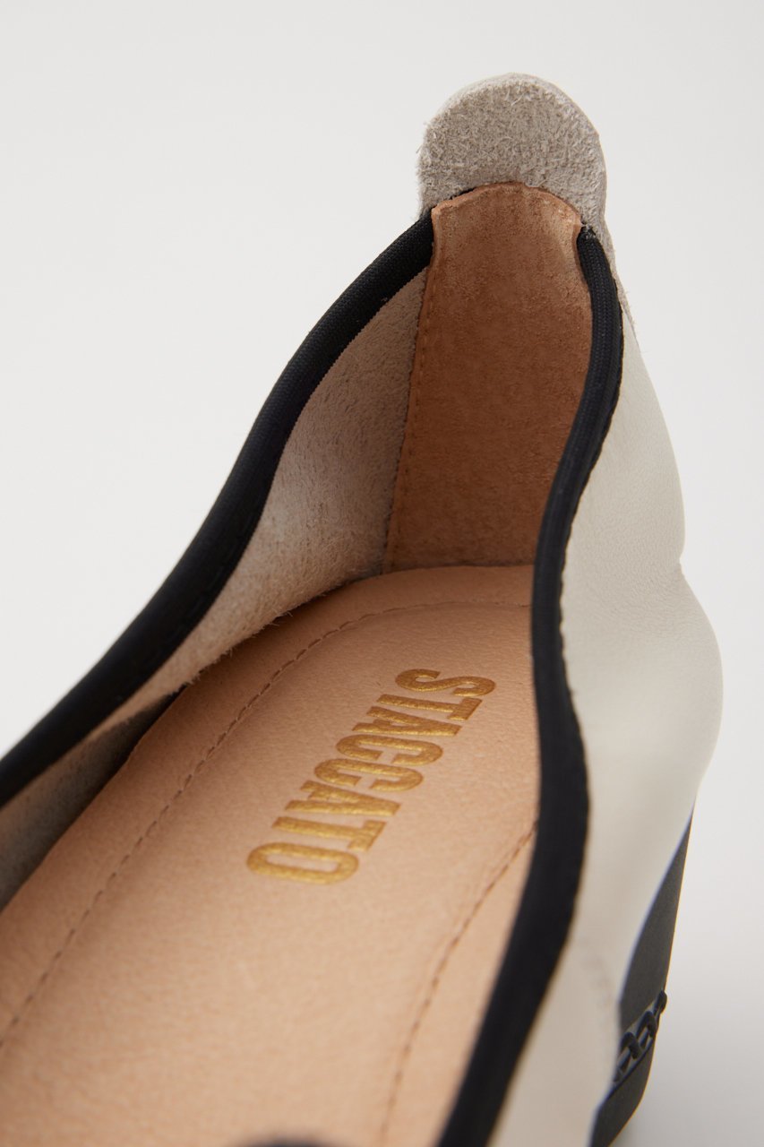 【スタッカート/STACCATO】のパールリボンウェッジソールパンプス 人気、トレンドファッション・服の通販 founy(ファニー) 　ファッション　Fashion　レディースファッション　Fashion for Women　インソール　Shoe Insole　ストーン　Stone, Gem-Like　ドッキング　Docking, Mixed Material　パール　Pearl, Pearl Accent　ライニング　Inner Lining, Inner Fabric, Lined　リラックス　Relax, Relaxed Fit　軽量　Lightweight, Ultra Light　other-8|ID: prp329100004604855 ipo3291000000034940738