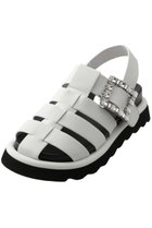 【スタッカート/STACCATO】のラキアバックルグルカサンダル 人気、トレンドファッション・服の通販 founy(ファニー) ファッション Fashion レディースファッション Fashion for Women バッグ Bags エレガント 上品 Elegant サンダル Sandals, Summer Shoes ストーン Stone, Gem-Like thumbnail ホワイト|ID: prp329100004604856 ipo3291000000034940741