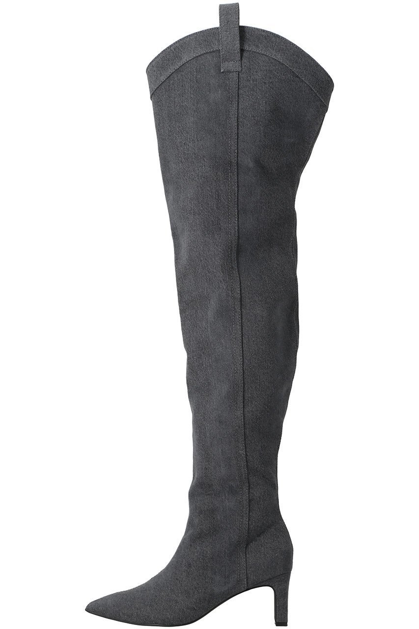 【プランク プロジェクト/PRANK PROJECT】のデニムサイハイブーツパンツ/Denim Thigh High Boots Pants 人気、トレンドファッション・服の通販 founy(ファニー) 　ファッション　Fashion　レディースファッション　Fashion for Women　パンツ　Pants & Trousers　カッティング　Cutting Detail　ショート　Short, Short Length　セパレート　Separate, Two-Piece　デニム　Denim, Jeans Material　トレンド　Trend, Trending Now　ドッキング　Docking, Mixed Material　フィット　Fit, Slim Fit　ルーズ　Loose, Oversized　ワイド　Wide, Wide Fit　今冬　This Winter　 other-1|ID: prp329100004604876 ipo3291000000032771640