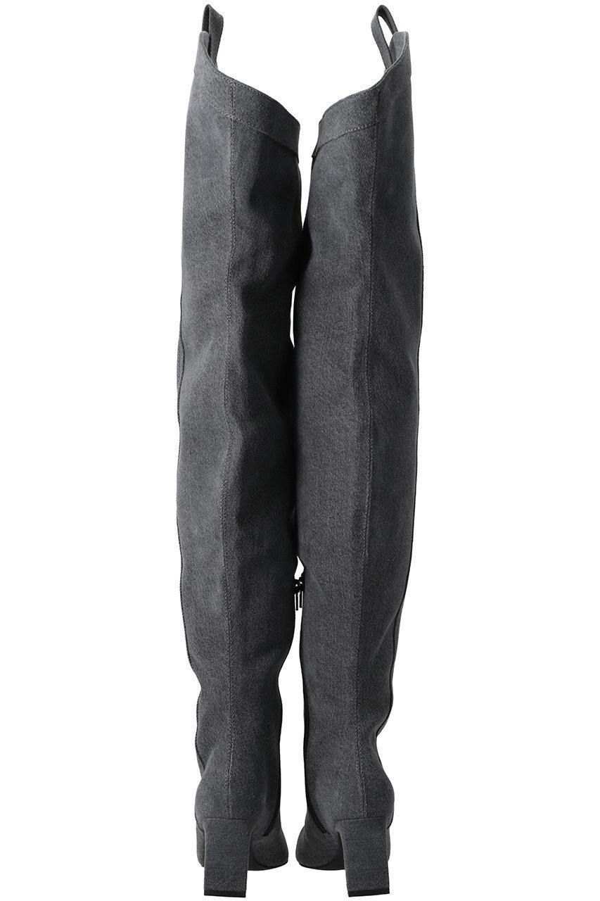 【プランク プロジェクト/PRANK PROJECT】のデニムサイハイブーツパンツ/Denim Thigh High Boots Pants 人気、トレンドファッション・服の通販 founy(ファニー) 　ファッション　Fashion　レディースファッション　Fashion for Women　パンツ　Pants & Trousers　カッティング　Cutting Detail　ショート　Short, Short Length　セパレート　Separate, Two-Piece　デニム　Denim, Jeans Material　トレンド　Trend, Trending Now　ドッキング　Docking, Mixed Material　フィット　Fit, Slim Fit　ルーズ　Loose, Oversized　ワイド　Wide, Wide Fit　今冬　This Winter　other-4|ID: prp329100004604876 ipo3291000000034420966