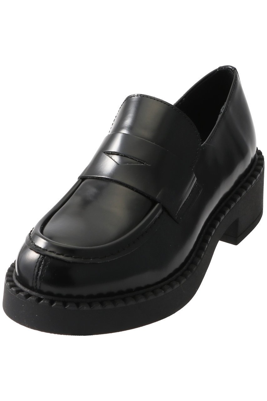 【エスメラルダ/Esmeralda】の【BONTRE】厚底コインローファー インテリア・キッズ・メンズ・レディースファッション・服の通販 founy(ファニー) 　ファッション　Fashion　レディースファッション　Fashion for Women　クラシカル　Classical, Vintage-Inspired　シューズ　Shoes, Footwear　シンプル　Simple, Minimal　フラット　Flat, Flat Shoes　再入荷　Restock / Back in Stock　厚底　Platform Shoes　A/W・秋冬　Autumn/Winter　ブラック|ID: prp329100004604883 ipo3291000000035662438