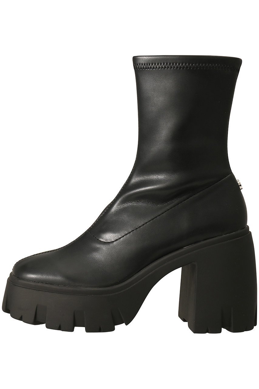 【スティーブマデン/STEVE MADDEN】のOVATION 厚底ストレッチブーツ インテリア・キッズ・メンズ・レディースファッション・服の通販 founy(ファニー) 　ファッション　Fashion　レディースファッション　Fashion for Women　サイドジップ　Side Zip, Side Zipper　ショート　Short, Short Length　シンプル　Simple, Minimal　ストレッチ　Stretch, Stretchy Fabric　トレンド　Trend, Trending Now　フィット　Fit, Slim Fit　厚底　Platform Shoes　ブラック|ID: prp329100004604889 ipo3291000000032771835