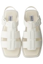 【スティーブマデン/STEVE MADDEN】のDANICA グルカフラットサンダル ホワイト|ID: prp329100004604947 ipo3291000000032772847