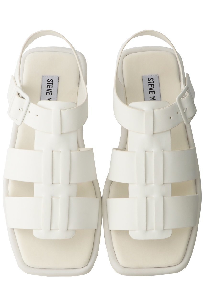 【スティーブマデン/STEVE MADDEN】のDANICA グルカフラットサンダル インテリア・キッズ・メンズ・レディースファッション・服の通販 founy(ファニー) 　ファッション　Fashion　レディースファッション　Fashion for Women　おすすめ　Recommended / Our Picks　サンダル　Sandals, Summer Shoes　スポーティ　Sporty, Casual Athletic　ソックス　Socks, Hosiery　トレンド　Trend, Trending Now　バランス　Balance, Style Balance　フラット　Flat, Flat Shoes　ホワイト|ID: prp329100004604947 ipo3291000000032772847