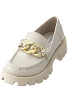 【スティーブマデン/STEVE MADDEN】のMIX UP 厚底チェーンローファー アイボリー|ID: prp329100004604973 ipo3291000000032773318