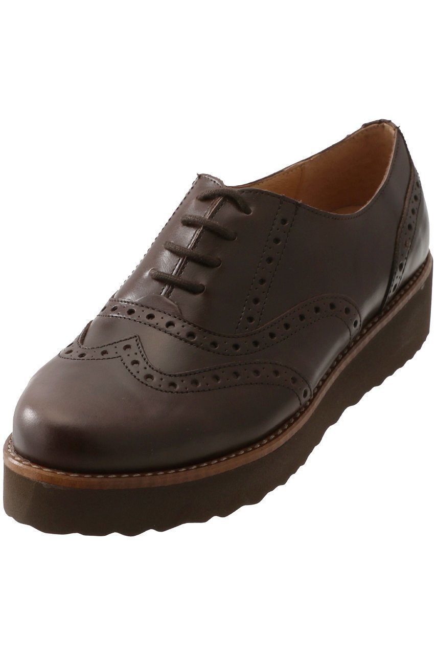 【エスメラルダ/Esmeralda】の【BONTRE】厚底オックスフォードシューズ インテリア・キッズ・メンズ・レディースファッション・服の通販 founy(ファニー) 　ファッション　Fashion　レディースファッション　Fashion for Women　クラシカル　Classical, Vintage-Inspired　シューズ　Shoes, Footwear　フラット　Flat, Flat Shoes　マニッシュ　Mannish, Boyish　レース　Lace, Lace Fabric　エレガント 上品　Elegant　厚底　Platform Shoes　ダークブラウン|ID: prp329100004604995 ipo3291000000034735258