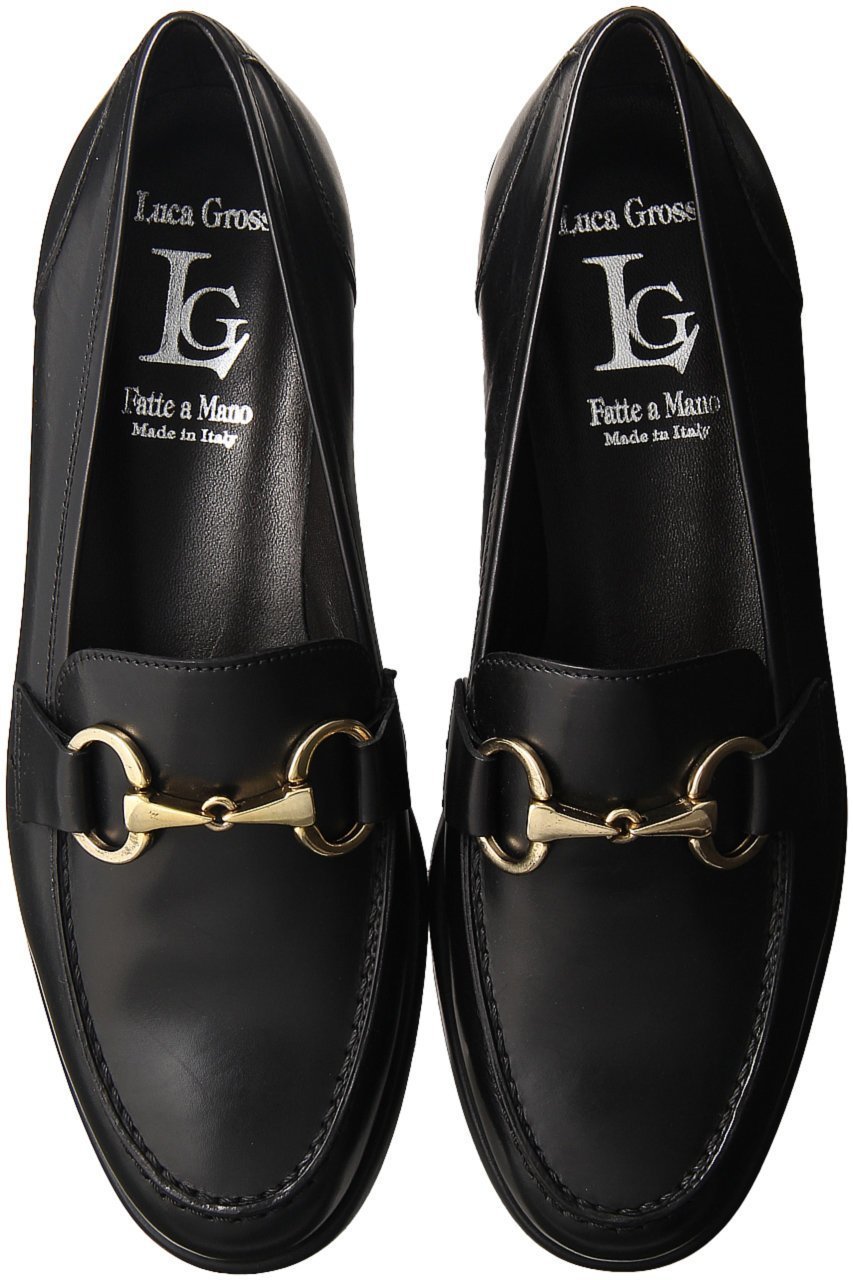 【ルカグロッシ/LucaGrossi】のビットローファー インテリア・キッズ・メンズ・レディースファッション・服の通販 founy(ファニー) 　ファッション　Fashion　レディースファッション　Fashion for Women　シューズ　Shoes, Footwear　フラット　Flat, Flat Shoes　エレガント 上品　Elegant　ブラック|ID: prp329100004605005 ipo3291000000032774268