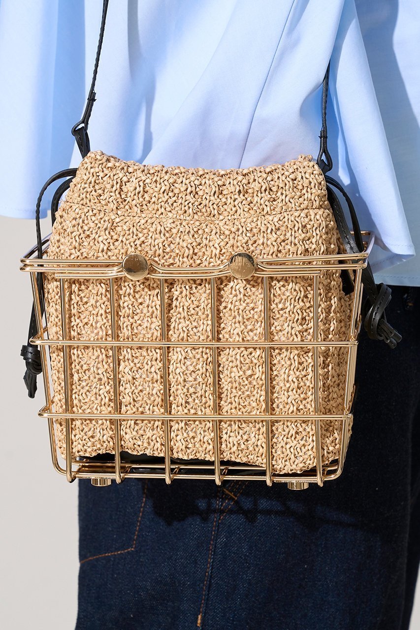 【ザンチェッティ/ZANCHETTI】のMARKET BAG(RAFFIA) 人気、トレンドファッション・服の通販 founy(ファニー) 　ファッション　Fashion　レディースファッション　Fashion for Women　バッグ　Bags　インナー　Innerwear　コンビ　Combo, Combination Style　ファブリック　Fabric, Textile　メタル　Metal, Metal Parts　ラフィア　Raffia, Natural Straw　夏　Summer　other-2|ID: prp329100004605355 ipo3291000000035103715