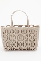 【マルティニーク/martinique】の【anita bilardi】レザーカットワークバッグ グレージュ|ID: prp329100004605446 ipo3291000000032785878