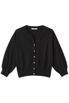 【アナイ/ANAYI】のキーネックアソート釦カーディガン 人気、トレンドファッション・服の通販 founy(ファニー) ファッション Fashion レディースファッション Fashion for Women トップス・カットソー Cut & Sew Tops ニット Knit Tops & Sweaters カーディガン・羽織り Layered Style Cardigans カーディガン Cardigan, Knitwear シアー Sheer, See-Through スリット Slit, Slit Detail エレガント 上品 Elegant thumbnail ブラック|ID: prp329100004605456 ipo3291000000032786144