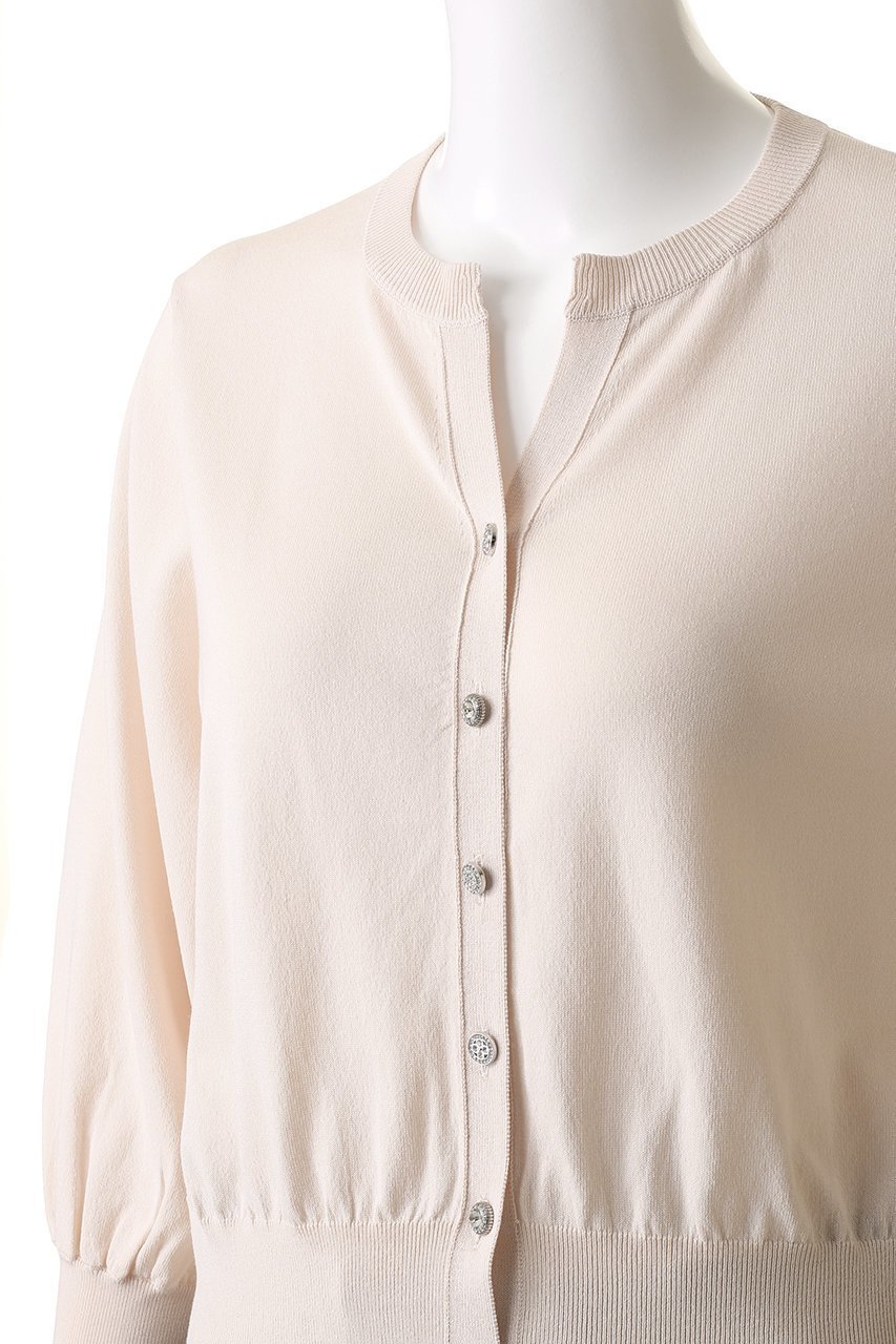 【アナイ/ANAYI】のキーネックアソート釦カーディガン 人気、トレンドファッション・服の通販 founy(ファニー) ファッション Fashion レディースファッション Fashion for Women トップス・カットソー Cut & Sew Tops ニット Knit Tops & Sweaters カーディガン・羽織り Layered Style Cardigans カーディガン Cardigan, Knitwear シアー Sheer, See-Through スリット Slit, Slit Detail エレガント 上品 Elegant other-5|ID: prp329100004605456 ipo3291000000032786154