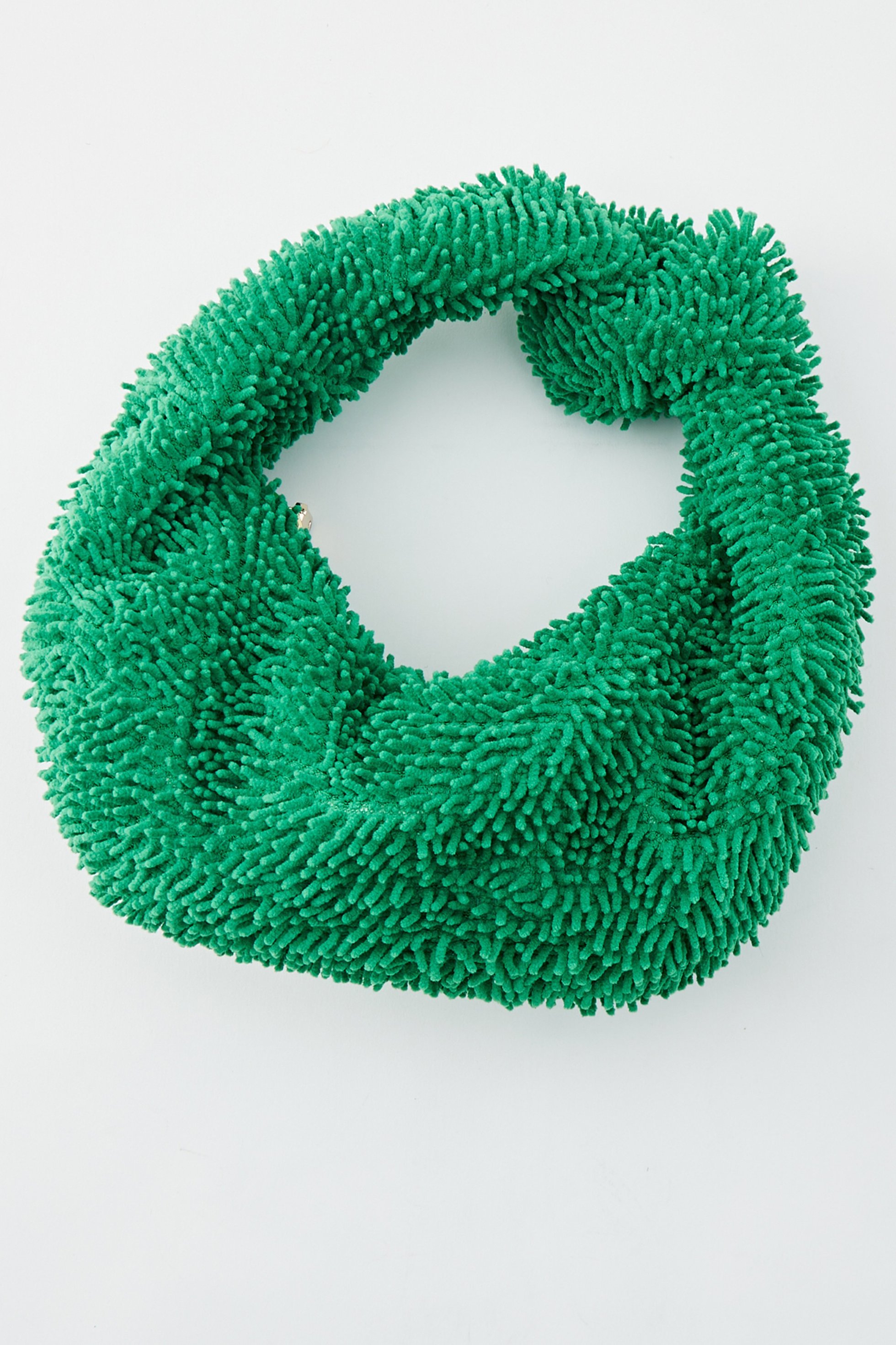 【プレインピープル/PLAIN PEOPLE】の【ANITA BILARDI】ファーハンドバッグ DONUTS SMALL PIAZZA インテリア・キッズ・メンズ・レディースファッション・服の通販 founy(ファニー) 　ファッション　Fashion　レディースファッション　Fashion for Women　バッグ　Bags　アクセサリー　Fashion Accessories　グリーン|ID: prp329100004605462 ipo3291000000035873776