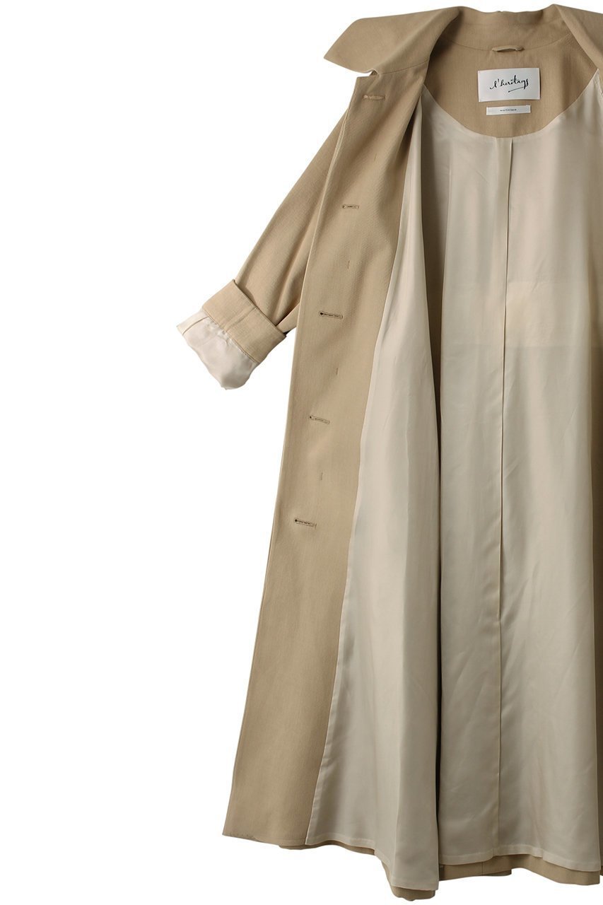 【マルティニーク/martinique】の【l heritage martinique】コットンロングコート 人気、トレンドファッション・服の通販 founy(ファニー) 　ファッション　Fashion　レディースファッション　Fashion for Women　アウター　Coat / Outerwear Collection　コート・ロングコート・ピーコート　Long Coats, Peacoats & More　ロング　Long, Long-Length　ビジネス 仕事 通勤　Business / Work / Commuting　other-7|ID: prp329100004605470 ipo3291000000032786827