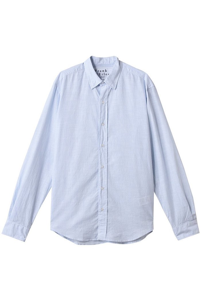 【フランク&アイリーン/Frank&Eileen / MEN】の【MEN】FINBAR イタリアンコットン ブルーストライプシャツ インテリア・キッズ・メンズ・レディースファッション・服の通販 founy(ファニー) https://founy.com/ ファッション Fashion メンズファッション Fashion for Men ジャケット Jacket, Outerwear スリーブ Sleeve, Long Sleeve / Short Sleeve ロング Long, Long-Length 夏 Summer |ID: prp329100004605524 ipo3291000000035320015