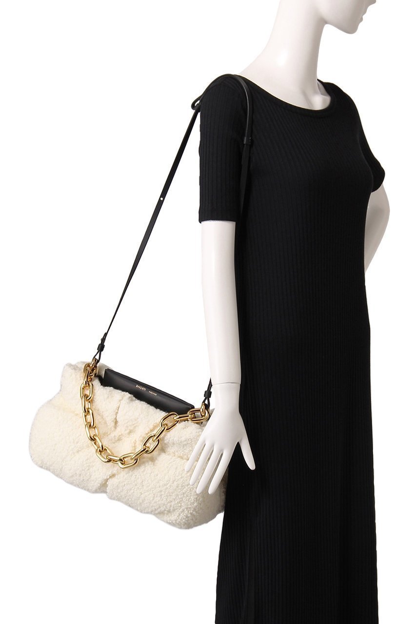 【ザンチェッティ/ZANCHETTI】のAMLETO CHAIN PUFFY (BOUCLE FABRIC) 人気、トレンドファッション・服の通販 founy(ファニー) 　ファッション　Fashion　レディースファッション　Fashion for Women　バッグ　Bags　クラッチ　Clutch, Clutch Bag　チェーン　Chain, Chain Strap　モコモコ　Fuzzy, Fluffy　定番　Standard, Basic Item　A/W・秋冬　Autumn/Winter　other-3|ID: prp329100004605531 ipo3291000000032789314