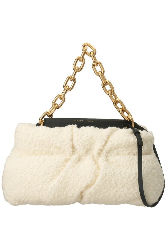 【ザンチェッティ/ZANCHETTI】のAMLETO CHAIN PUFFY (BOUCLE FABRIC) インテリア・キッズ・メンズ・レディースファッション・服の通販 founy(ファニー) https://founy.com/ ファッション Fashion レディースファッション Fashion for Women バッグ Bags クラッチ Clutch, Clutch Bag チェーン Chain, Chain Strap モコモコ Fuzzy, Fluffy 定番 Standard, Basic Item A/W・秋冬 Autumn/Winter |ID: prp329100004605531 ipo3291000000035104117