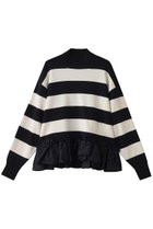 【デザイン ワークス/DESIGN WORKS】のダブルフリルニット ネイビー|ID: prp329100004605534 ipo3291000000032789844