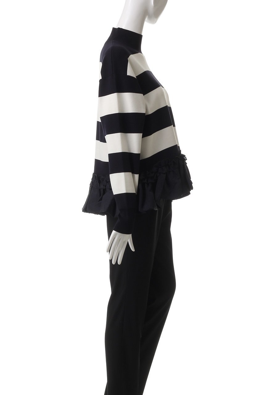 【デザイン ワークス/DESIGN WORKS】のダブルフリルニット 人気、トレンドファッション・服の通販 founy(ファニー) 　ファッション　Fashion　レディースファッション　Fashion for Women　トップス・カットソー　Cut & Sew Tops　ニット　Knit Tops & Sweaters　カジュアルプルオーバー・ニットトップス　Pullovers & Knit Tops / Casual Pullovers　おすすめ　Recommended / Our Picks　ギャザー　Gathered, Ruffled　ダブル　Double, Double-Breasted　フリル　Frill, Ruffle　ボトム　Bottoms, Lower Wear　ボトルネック　Bottle Neck, Mock Neck　other-3|ID: prp329100004605534 ipo3291000000032789848
