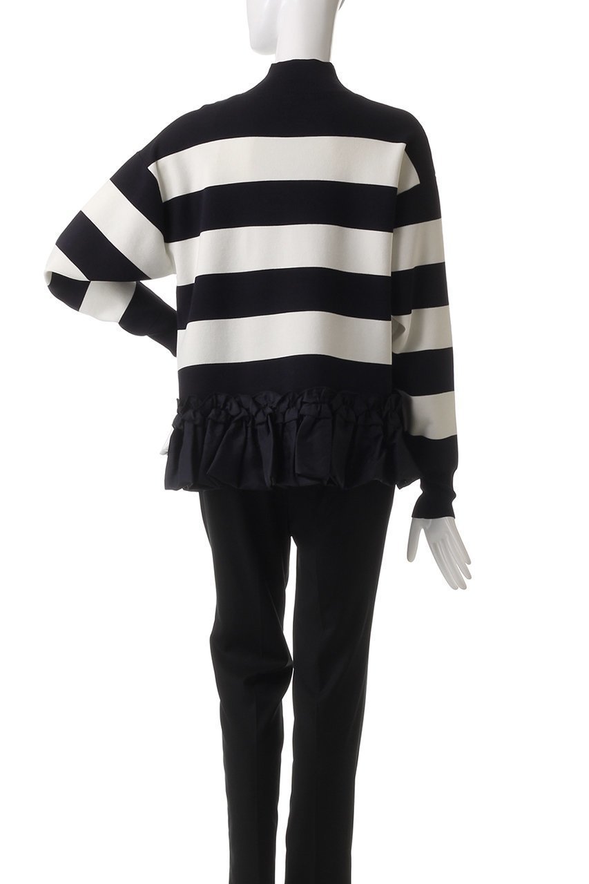 【デザイン ワークス/DESIGN WORKS】のダブルフリルニット 人気、トレンドファッション・服の通販 founy(ファニー) 　ファッション　Fashion　レディースファッション　Fashion for Women　トップス・カットソー　Cut & Sew Tops　ニット　Knit Tops & Sweaters　カジュアルプルオーバー・ニットトップス　Pullovers & Knit Tops / Casual Pullovers　おすすめ　Recommended / Our Picks　ギャザー　Gathered, Ruffled　ダブル　Double, Double-Breasted　フリル　Frill, Ruffle　ボトム　Bottoms, Lower Wear　ボトルネック　Bottle Neck, Mock Neck　other-4|ID: prp329100004605534 ipo3291000000035690773