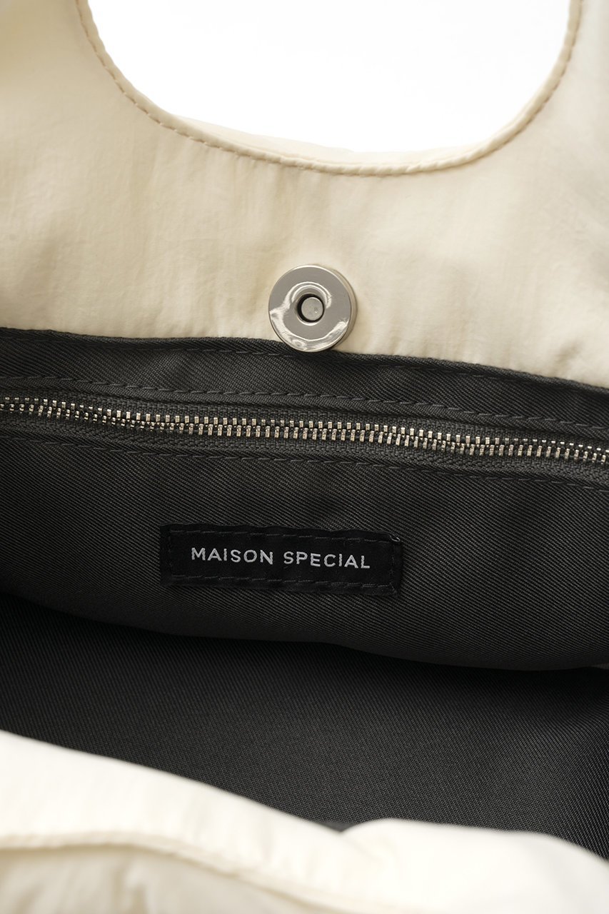 【メゾンスペシャル/MAISON SPECIAL】のPuffer Mini Tote Bag/パッファーミニトートバッグ 人気、トレンドファッション・服の通販 founy(ファニー) 　ファッション　Fashion　レディースファッション　Fashion for Women　バッグ　Bags　おすすめ　Recommended / Our Picks　ショルダー　Shoulder, Shoulder Strap　タフタ　Taffeta, Structured Fabric　チェック　Check, Plaid, Tartan　ブルゾン　Blouson, Bomber Jacket　ワッシャー　Washer, Crinkled Finish　other-2|ID: prp329100004605549 ipo3291000000032790651