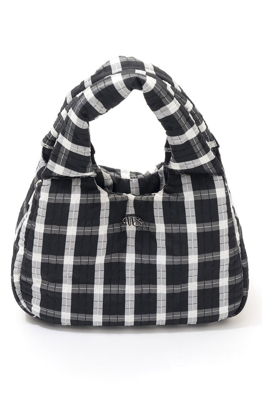 【メゾンスペシャル/MAISON SPECIAL】のPuffer Mini Tote Bag/パッファーミニトートバッグ インテリア・キッズ・メンズ・レディースファッション・服の通販 founy(ファニー) 　ファッション　Fashion　レディースファッション　Fashion for Women　バッグ　Bags　おすすめ　Recommended / Our Picks　ショルダー　Shoulder, Shoulder Strap　タフタ　Taffeta, Structured Fabric　チェック　Check, Plaid, Tartan　ブルゾン　Blouson, Bomber Jacket　ワッシャー　Washer, Crinkled Finish　MLT1(マルチカラー)|ID: prp329100004605549 ipo3291000000034908915