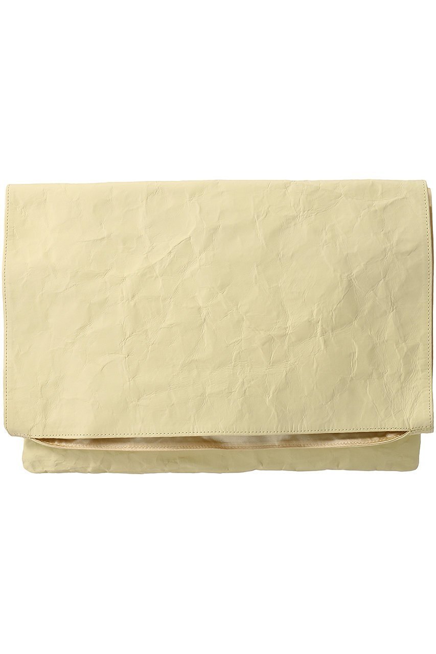 【プレインピープル/PLAIN PEOPLE】のレザーバッグ インテリア・キッズ・メンズ・レディースファッション・服の通販 founy(ファニー) 　ファッション　Fashion　レディースファッション　Fashion for Women　バッグ　Bags　クラッチ　Clutch, Clutch Bag　シンプル　Simple, Minimal　ドット　Polka Dot, Dot Pattern　リラックス　Relax, Relaxed Fit　イエロー|ID: prp329100004605550 ipo3291000000035041081