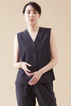 【マルティニーク/martinique】のVネックノースリーブ(セットアップ可) ネイビー|ID: prp329100004605586 ipo3291000000036229710