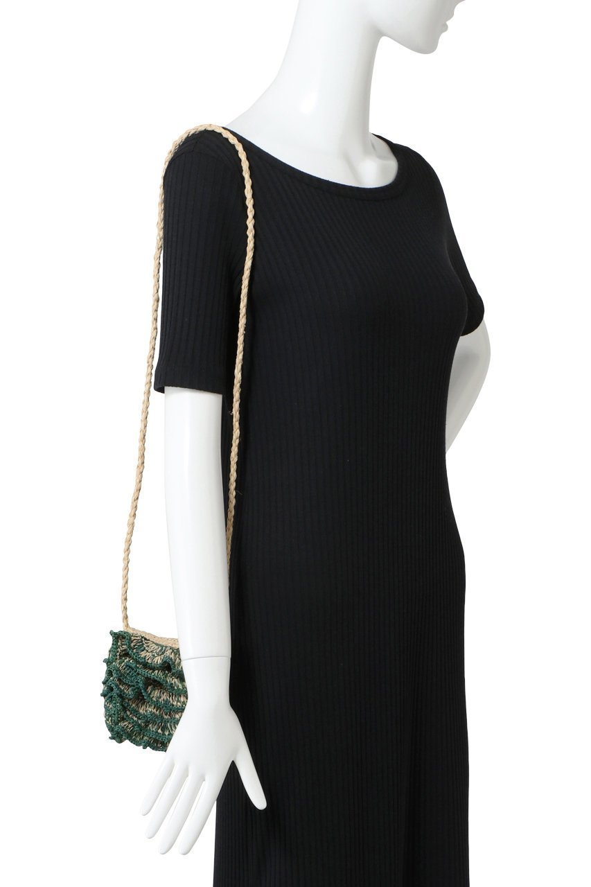 【プレインピープル/PLAIN PEOPLE】の【MAISON N.H PARIS】ミニショルダーバッグ 人気、トレンドファッション・服の通販 founy(ファニー) 　ファッション　Fashion　レディースファッション　Fashion for Women　バッグ　Bags　アクセサリー　Fashion Accessories　コレクション　Collection, Seasonal Line　ショルダー　Shoulder, Shoulder Strap　フラップ　Flap, Flap Pocket　フリル　Frill, Ruffle　ラフィア　Raffia, Natural Straw　other-2|ID: prp329100004605610 ipo3291000000032794037