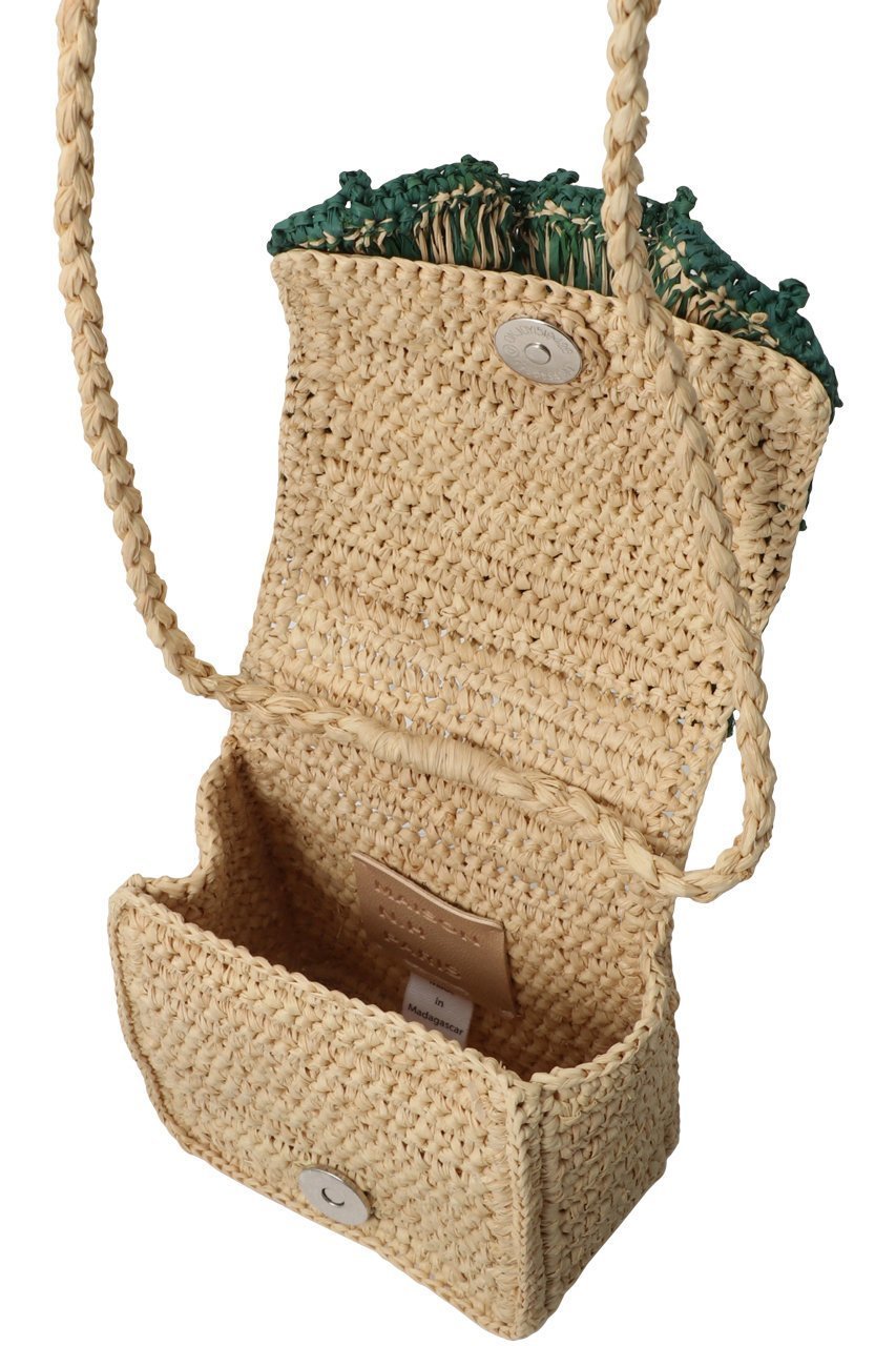 【プレインピープル/PLAIN PEOPLE】の【MAISON N.H PARIS】ミニショルダーバッグ 人気、トレンドファッション・服の通販 founy(ファニー) 　ファッション　Fashion　レディースファッション　Fashion for Women　バッグ　Bags　アクセサリー　Fashion Accessories　コレクション　Collection, Seasonal Line　ショルダー　Shoulder, Shoulder Strap　フラップ　Flap, Flap Pocket　フリル　Frill, Ruffle　ラフィア　Raffia, Natural Straw　other-5|ID: prp329100004605610 ipo3291000000035041098