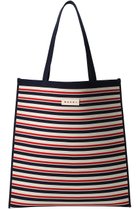 【マルニ/MARNI】のボーダーフラットトート マリン×アイボリー×レッド|ID: prp329100004605666 ipo3291000000032796806