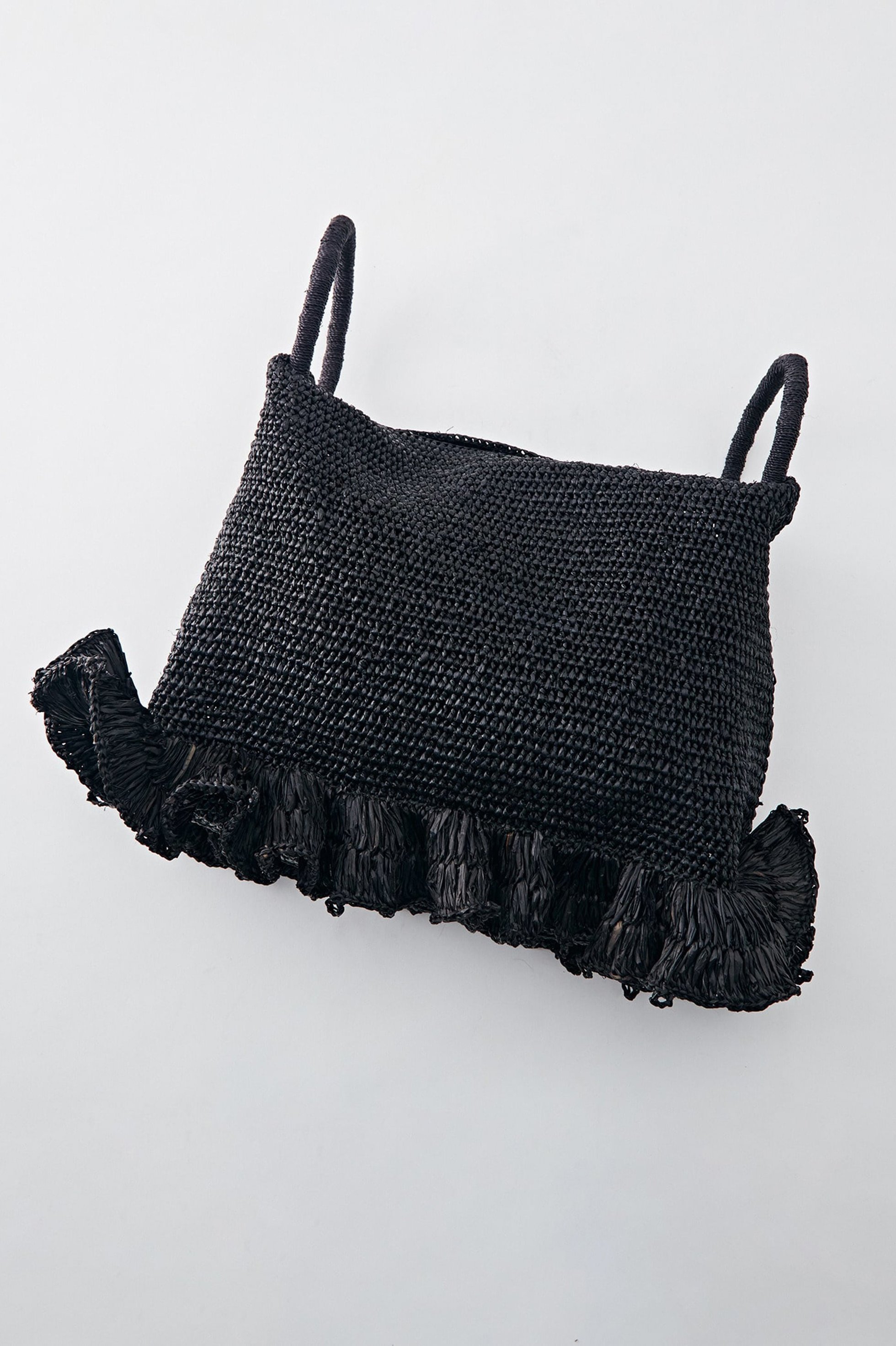 【マルティニーク/martinique】の【MAISON N.H PARIS】ラフィアフリルトートバッグ 人気、トレンドファッション・服の通販 founy(ファニー) 　ファッション　Fashion　レディースファッション　Fashion for Women　バッグ　Bags　フリル　Frill, Ruffle　ラフィア　Raffia, Natural Straw　人気　Popular, Best Seller　other-5|ID: prp329100004605683 ipo3291000000032797533