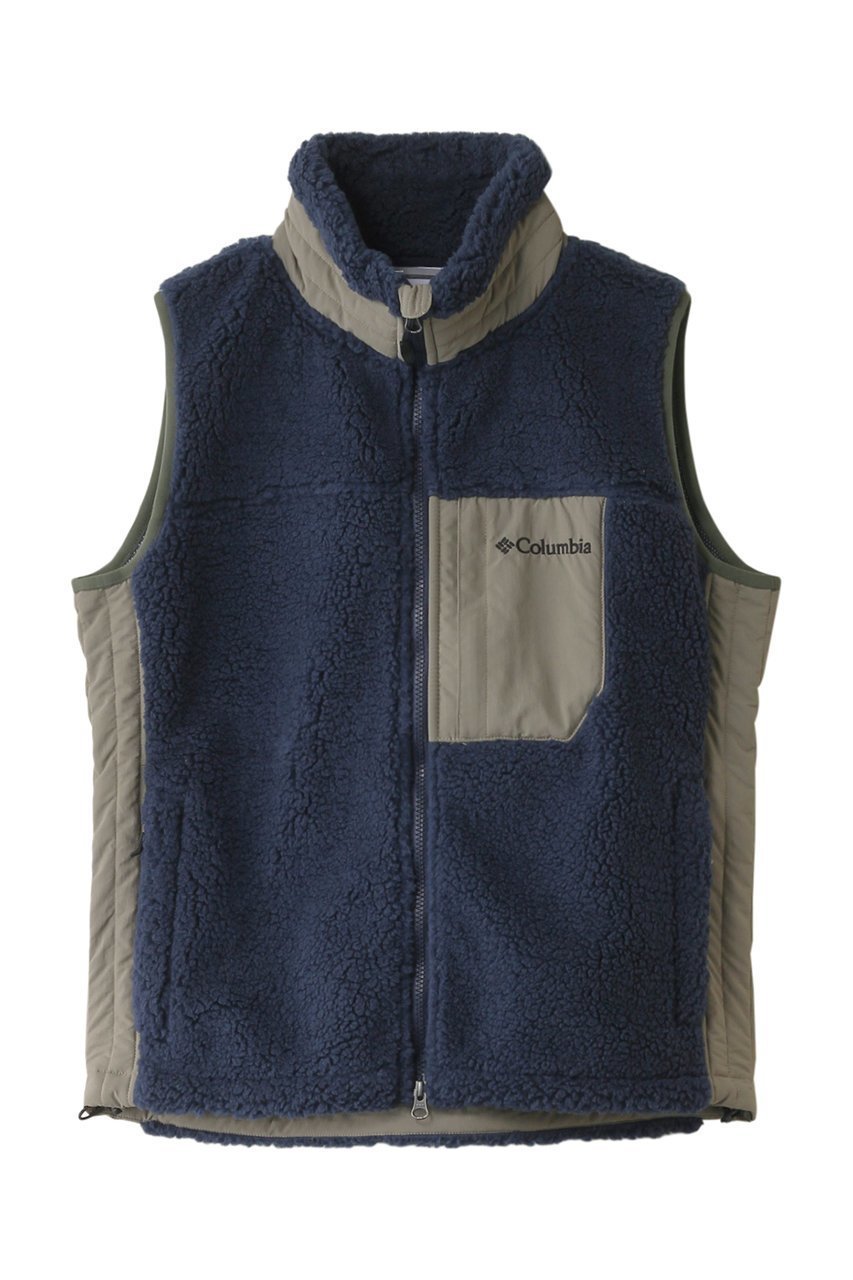 【コロンビア/Columbia / MEN】の【MEN】アーチャーリッジIIベスト インテリア・キッズ・メンズ・レディースファッション・服の通販 founy(ファニー) 　ファッション　Fashion　メンズファッション　Fashion for Men　アウター　Men's Coats Outerwear　インナー　Innerwear　ジャケット　Jacket, Outerwear　スポーツ　Sports, Activewear　ベスト　Vest, Waistcoat　モコモコ　Fuzzy, Fluffy　秋　Autumn　Collegiate Navy|ID: prp329100004605705 ipo3291000000032805286