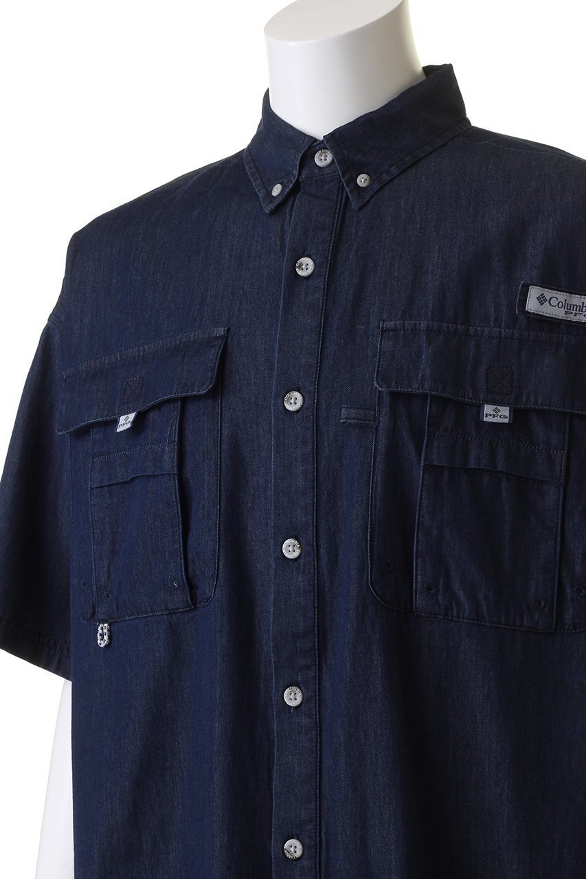 【コロンビア/Columbia / MEN】の【MEN】バハマIIデニムショートスリーブシャツ 人気、トレンドファッション・服の通販 founy(ファニー) 　ファッション　Fashion　メンズファッション　Fashion for Men　サマー　Summer, Summer Style　ショート　Short, Short Length　スリーブ　Sleeve, Long Sleeve / Short Sleeve　デニム　Denim, Jeans Material　ポケット　Pocket, Pocket Detail　ループ　Loop, Loop Knit　other-5|ID: prp329100004605714 ipo3291000000032805612