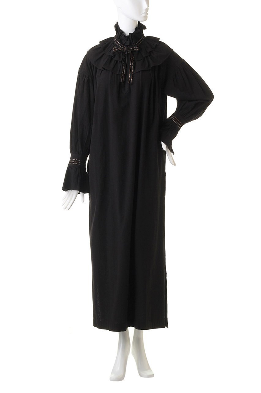 【プレインピープル/PLAIN PEOPLE】の【The fabric of Freedom】CLIMBED COTTON ワンピース 人気、トレンドファッション・服の通販 founy(ファニー) 　ファッション　Fashion　レディースファッション　Fashion for Women　ワンピース　Dresses　チュニック　Tunic Tops & Dresses　チュニック　Tunic, Long Top　ハンド　Hand, Handmade　パーティ　Party, Party Style　フェミニン　Feminine, Girly　リボン　Ribbon, Bow　ロング　Long, Long-Length　再入荷　Restock / Back in Stock　other-2|ID: prp329100004605721 ipo3291000000035041239