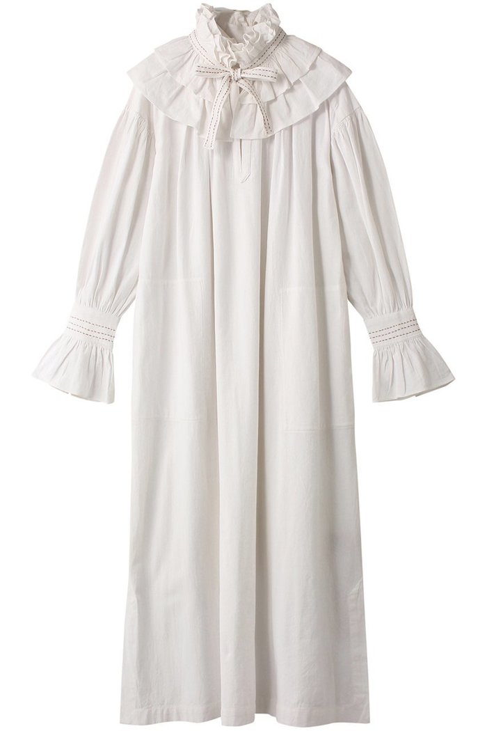 【プレインピープル/PLAIN PEOPLE】の【The fabric of Freedom】CLIMBED COTTON ワンピース インテリア・キッズ・メンズ・レディースファッション・服の通販 founy(ファニー) https://founy.com/ ファッション Fashion レディースファッション Fashion for Women ワンピース Dresses チュニック Tunic Tops & Dresses チュニック Tunic, Long Top ハンド Hand, Handmade パーティ Party, Party Style フェミニン Feminine, Girly リボン Ribbon, Bow ロング Long, Long-Length |ID: prp329100004605721 ipo3291000000035976378