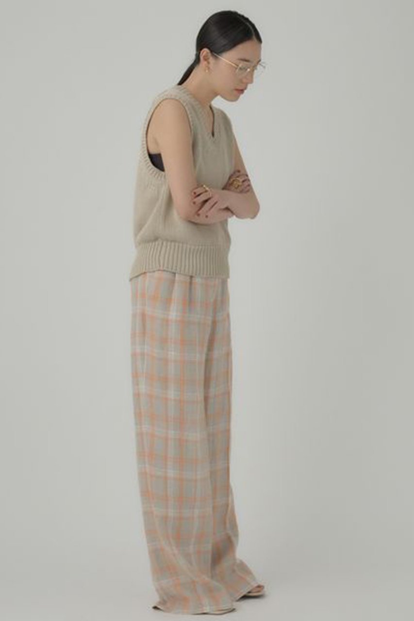 【カオス/Chaos】の【BERNARD ZINS×Chaos】別注パンツ 人気、トレンドファッション・服の通販 founy(ファニー) 　ファッション　Fashion　レディースファッション　Fashion for Women　パンツ　Pants & Trousers　オレンジ　Orange　春　Spring　キャンバス　Canvas, Canvas Fabric　クラシック　Classic, Timeless Style　シンプル　Simple, Minimal　ストレート　Straight, Straight Cut　スラックス　Slacks, Dress Pants　バランス　Balance, Style Balance　フランス　France, French　別注　Limited Edition, Custom Order　マニッシュ　Mannish, Boyish　メンズ　Men's, Menswear　リネン　Linen, Linen Fabric　ワイド　Wide, Wide Fit　S/S・春夏　SS, Spring/Summer, Warm Season　夏　Summer　other-3|ID: prp329100004605723 ipo3291000000032809702