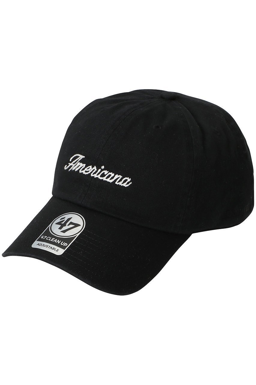 【アメリカーナ/Americana】の47クリーンナップキャップ インテリア・キッズ・メンズ・レディースファッション・服の通販 founy(ファニー) 　ファッション　Fashion　レディースファッション　Fashion for Women　キャップ&ハット　Hats & Caps　キャップ　Cap, Baseball Cap　スポーティ　Sporty, Casual Athletic　フロント　Front, Front Design　ベーシック　Basic, Essential　帽子　Hat, Headwear　ブラック|ID: prp329100004605736 ipo3291000000035488002