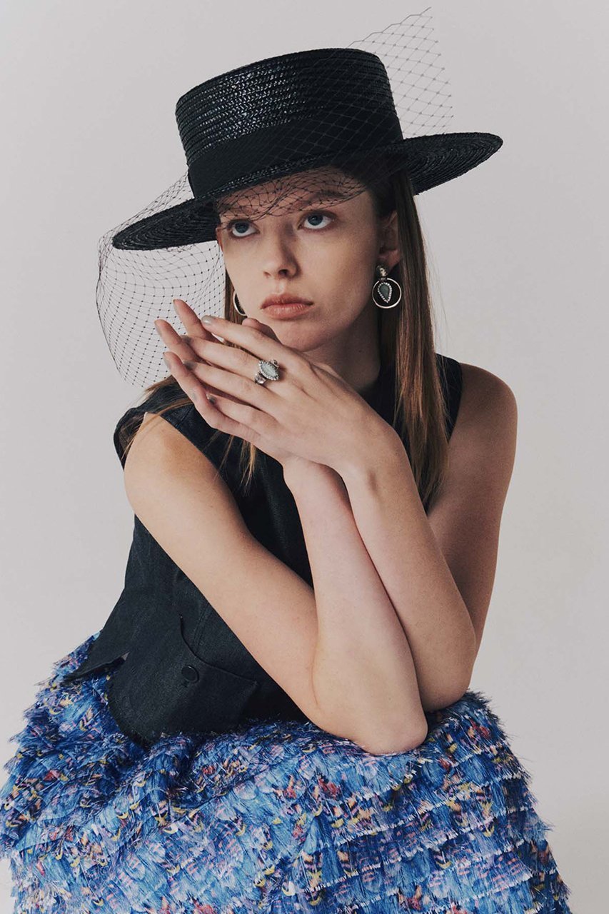 【アナイ/ANAYI】のIチュールコンビハット 人気、トレンドファッション・服の通販 founy(ファニー) 　ファッション　Fashion　レディースファッション　Fashion for Women　キャップ&ハット　Hats & Caps　クラシカル　Classical, Vintage-Inspired　シンプル　Simple, Minimal　チュール　Tulip, Tulip Motif　再入荷　Restock / Back in Stock　帽子　Hat, Headwear　other-5|ID: prp329100004605745 ipo3291000000032816552