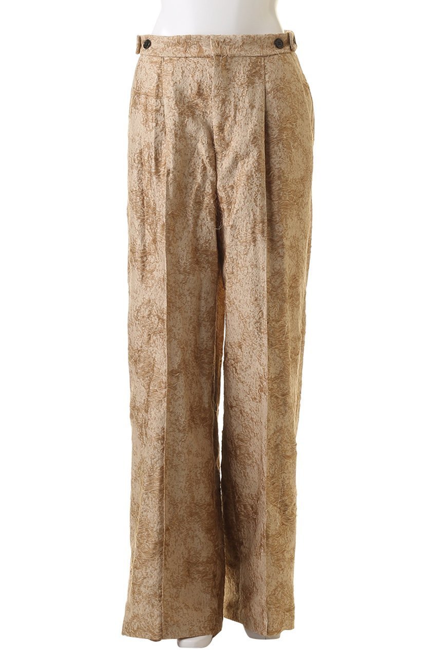 【メゾンスペシャル/MAISON SPECIAL】のCut Fringe Jacquard Pants/カットフリンジジャガードパンツ 人気、トレンドファッション・服の通販 founy(ファニー) 　ファッション　Fashion　レディースファッション　Fashion for Women　パンツ　Pants & Trousers　シンプル　Simple, Minimal　ストレート　Straight, Straight Cut　セットアップ　Set-Up, Coordinated Outfit　other-2|ID: prp329100004605747 ipo3291000000034910115