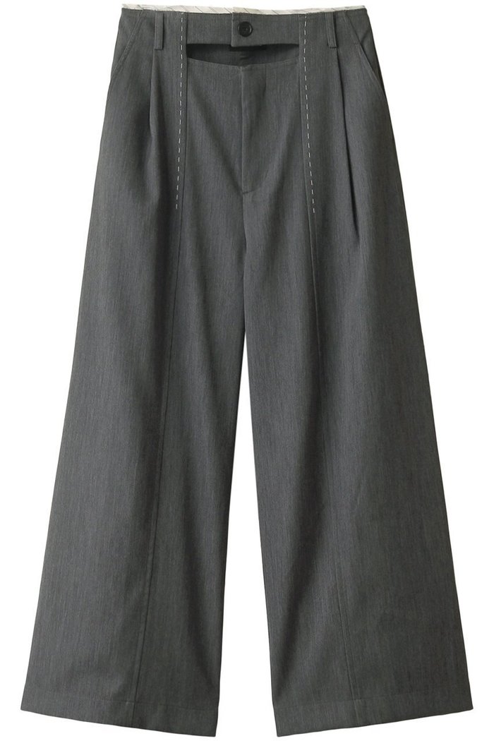 【メゾンスペシャル/MAISON SPECIAL】のFront Cut Stitch Wide Pants/フロントカットステッチワイドパンツ インテリア・キッズ・メンズ・レディースファッション・服の通販 founy(ファニー) https://founy.com/ ファッション Fashion レディースファッション Fashion for Women パンツ Pants & Trousers ジャケット Jacket, Outerwear ストレッチ Stretch, Stretchy Fabric ストレート Straight, Straight Cut セットアップ Set-Up, Coordinated Outfit フロント Front, Front Design ミニスカート Mini Skirt, Short Skirt おすすめ Recommended / Our Picks エレガント 上品 Elegant |ID: prp329100004605748 ipo3291000000035055990