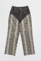 【プランク プロジェクト/PRANK PROJECT】のマルチファブリックフェイクレザーパンツ / Multi Fabric Faux Leather MLT(マルチカラー)|ID: prp329100004605753 ipo3291000000032817592