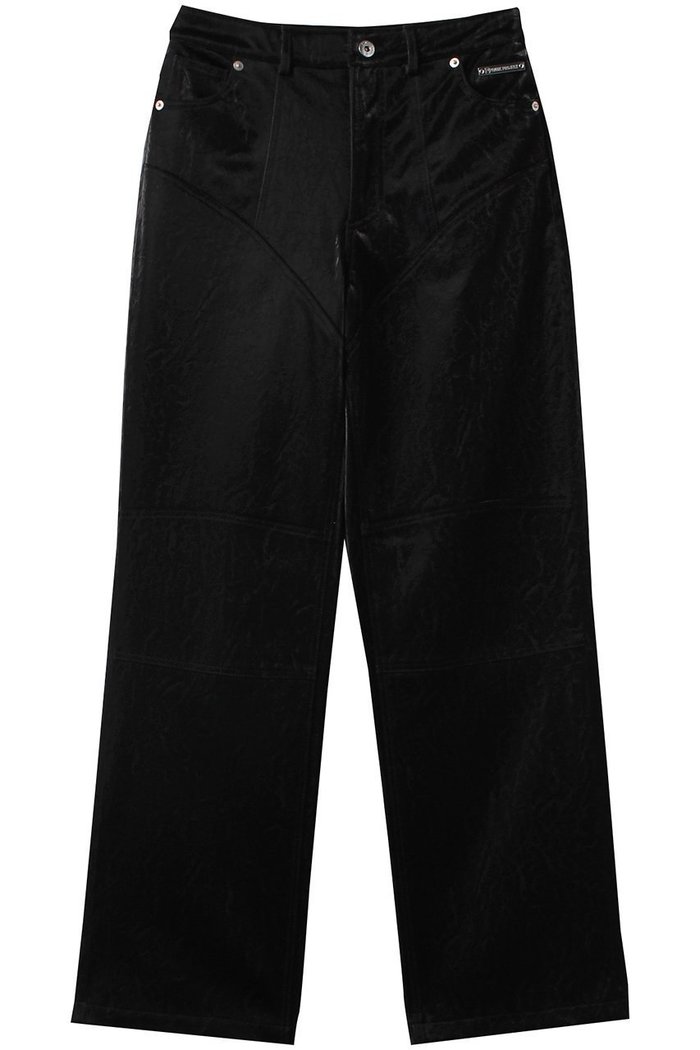 【プランク プロジェクト/PRANK PROJECT】のマルチファブリックフェイクレザーパンツ / Multi Fabric Faux Leather インテリア・キッズ・メンズ・レディースファッション・服の通販 founy(ファニー) https://founy.com/ ファッション Fashion レディースファッション Fashion for Women パンツ Pants & Trousers コンビ Combo, Combination Style ジャケット Jacket, Outerwear ストレート Straight, Straight Cut パイソン Python, Snakeskin Pattern フェイクレザー Faux Leather, PU Leather フロント Front, Front Design ベルベット Velvet, Velvety リアル Real, Realistic ワイド Wide, Wide Fit 今季 This Season, Current Season |ID: prp329100004605753 ipo3291000000035056009